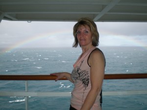 Rainbow from our room balcony