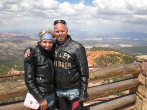 Linda and I at the top of Bryce Canyon