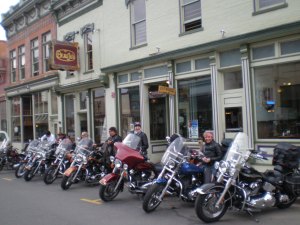 Parked out front in Central City