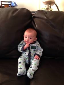 Mason on the couch